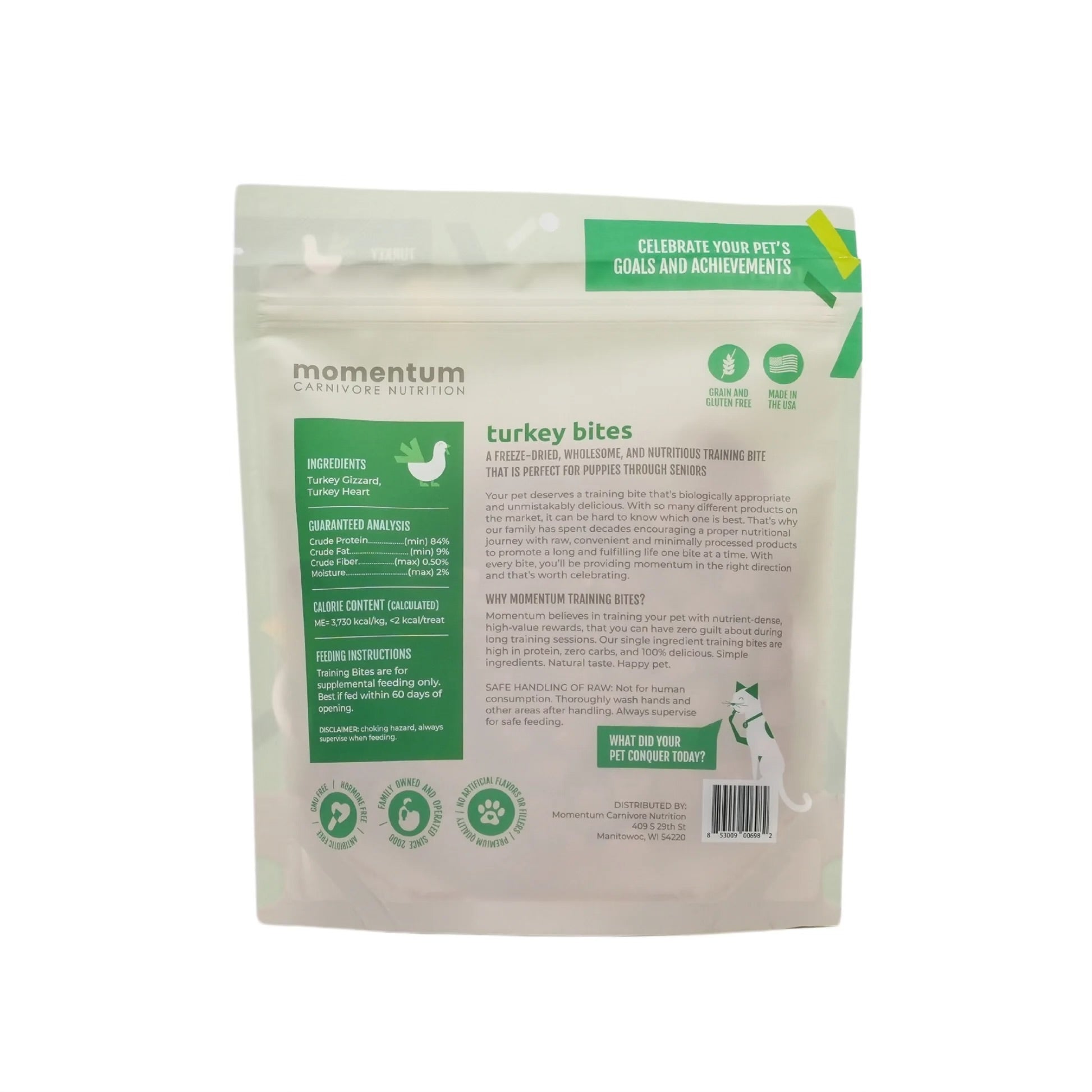 Freeze-Dried Turkey Training Bites for Dogs & Cats image 1
