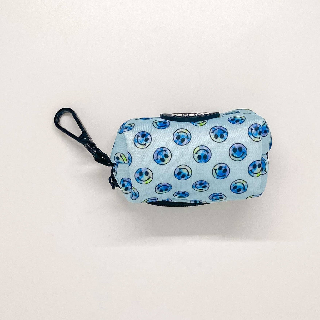 Tie Dye Smiley Poop Bag Holder