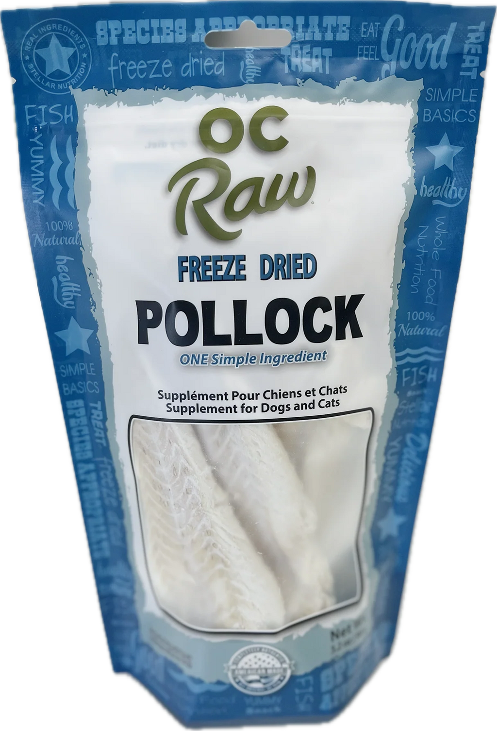 OC Raw Freeze Dried Pollock image 0