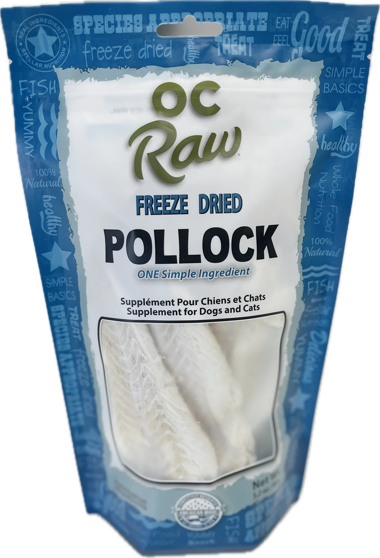 OC Raw Freeze Dried Pollock image 0