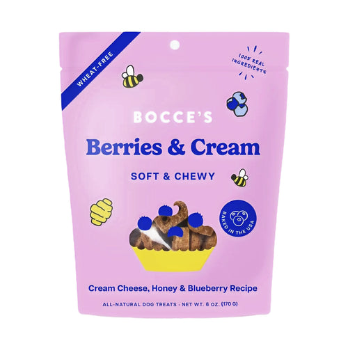 Bocces Berries & Cream Soft & Chewy Treats image 0