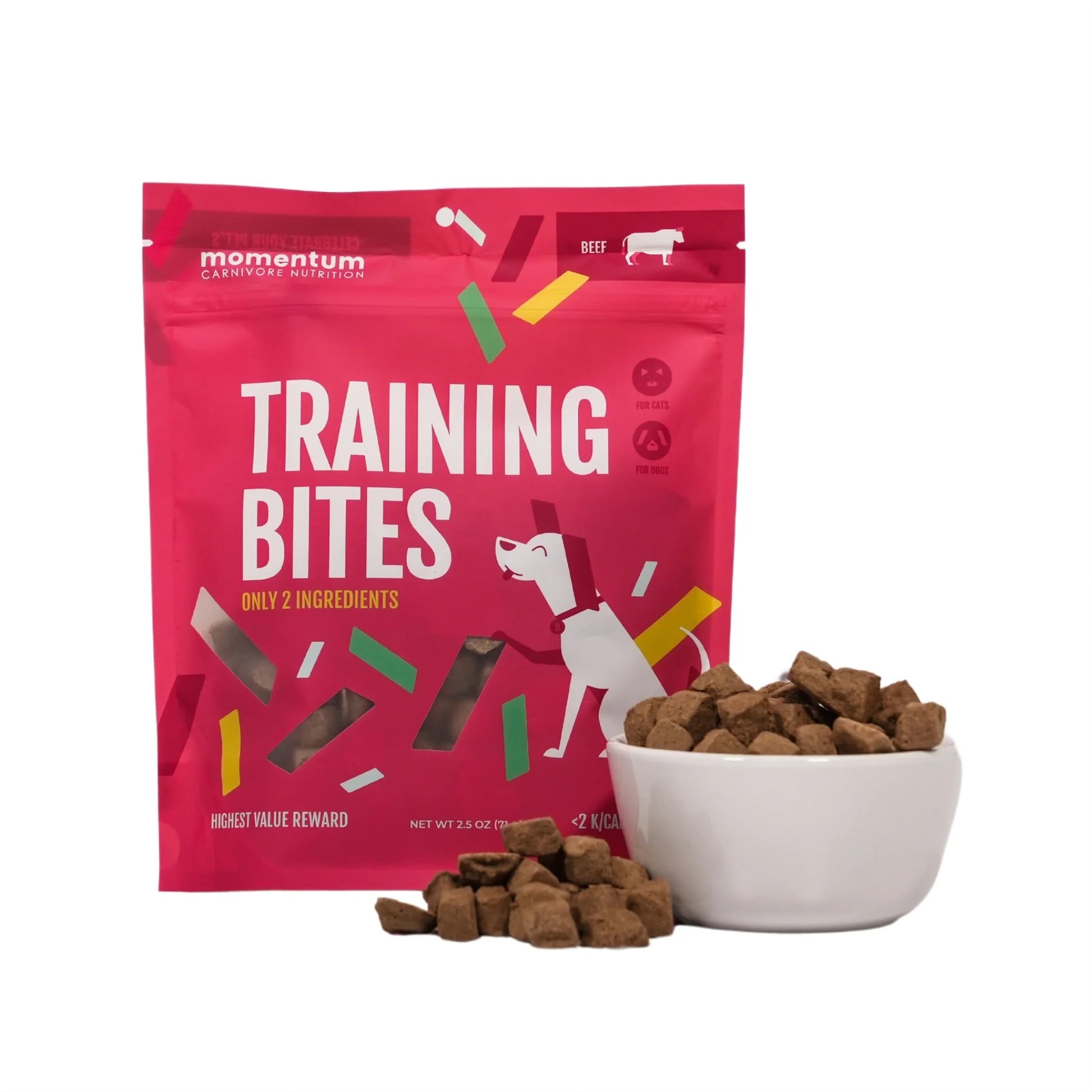 Freeze-Dried Beef Training Bites for Dogs & Cats image 0