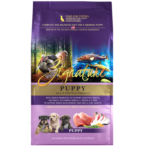 12.5lb Zignature Grain Free Puppy Multi-Protein Formula Dry Dog Food image 0