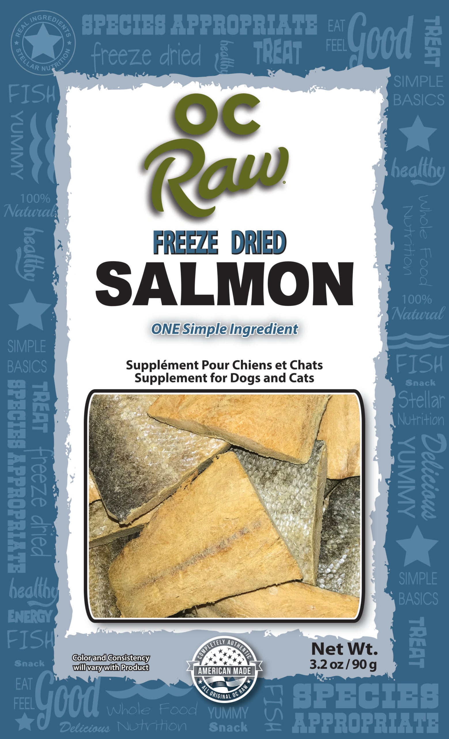 OC Raw Freeze Dried Salmon image 0