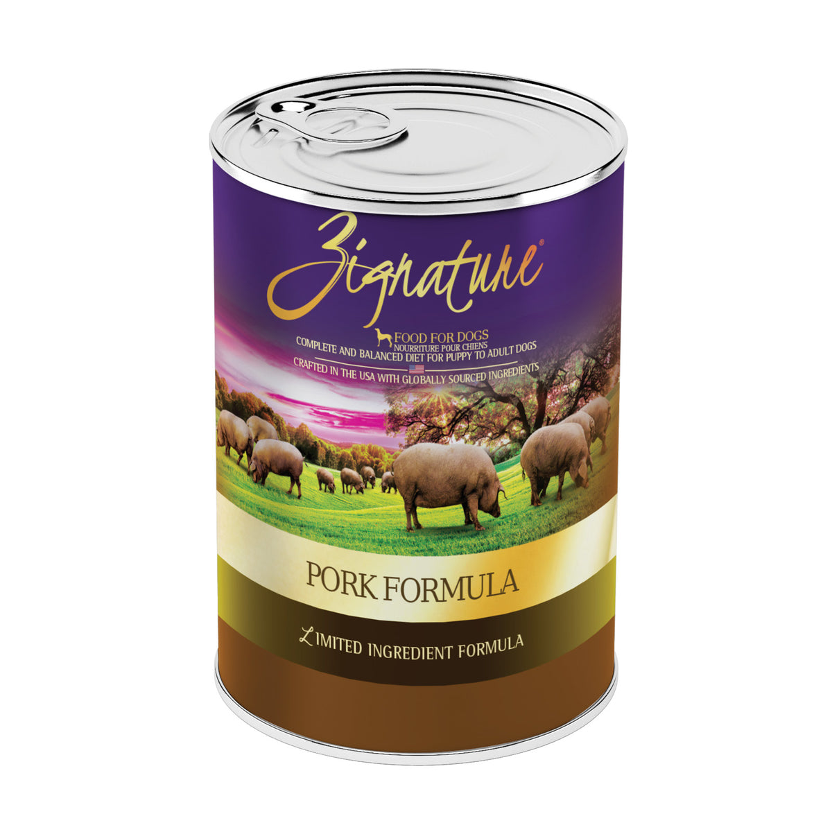 LIMITED INGREDIENT FORMULA, GRAIN FREE, PORK RECIPE CANNED DOG FOOD