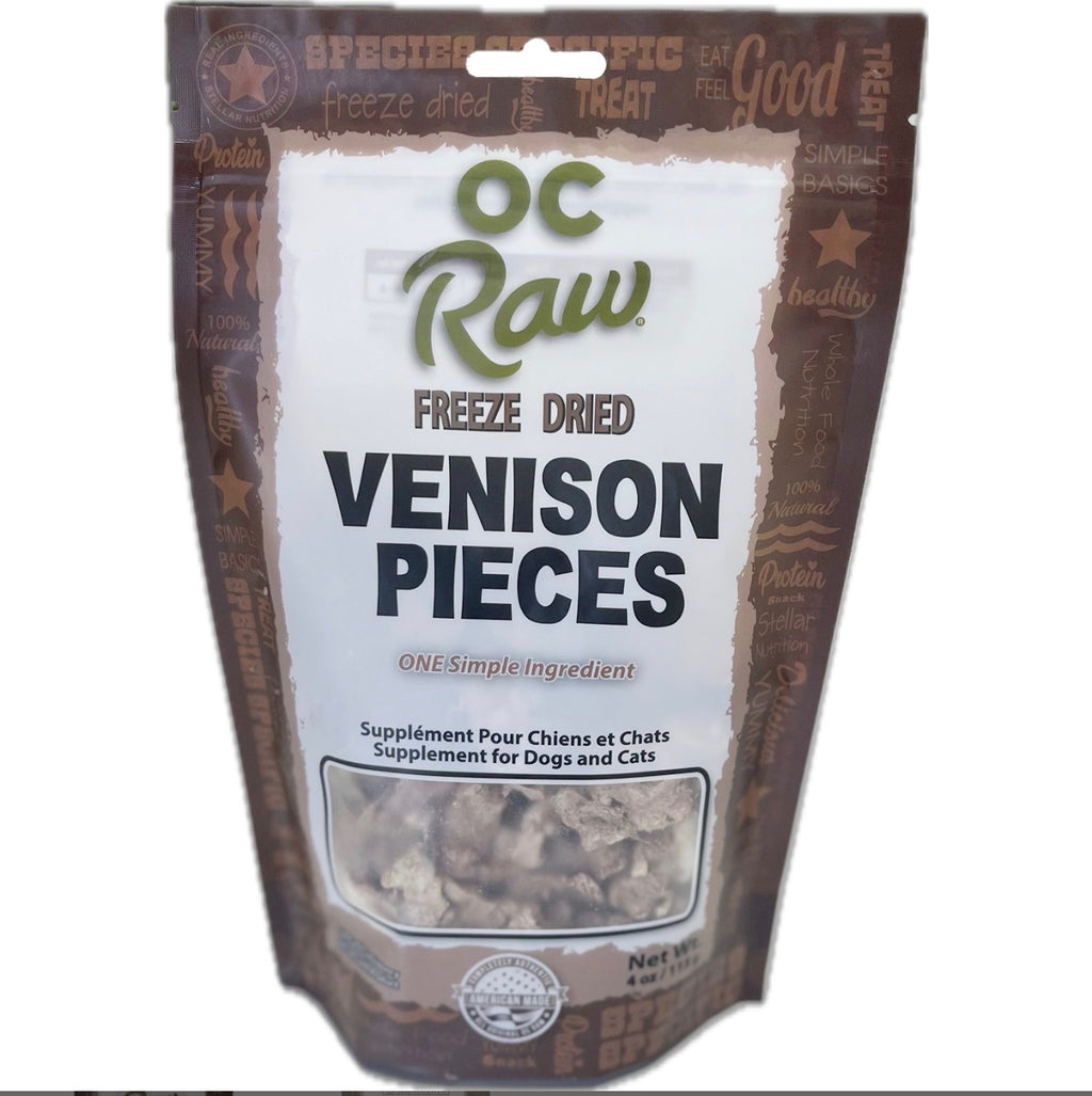 Freeze Dried Venison Pieces Treats