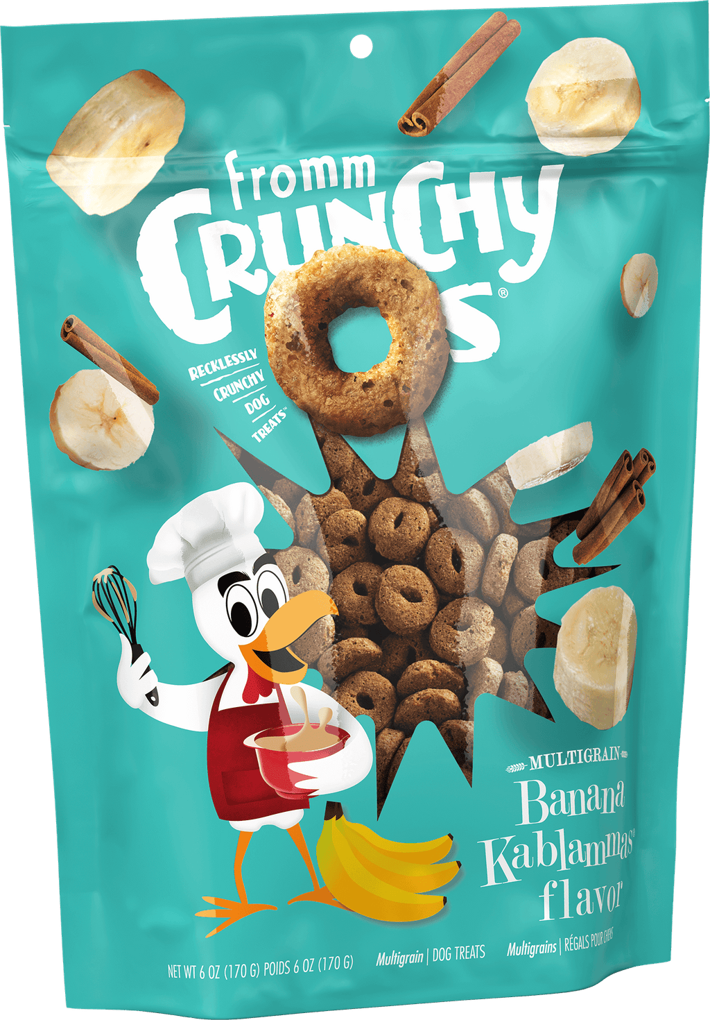 Crunchy Os Banana Kablammas® Flavor Dog Treats, 6 Ounces