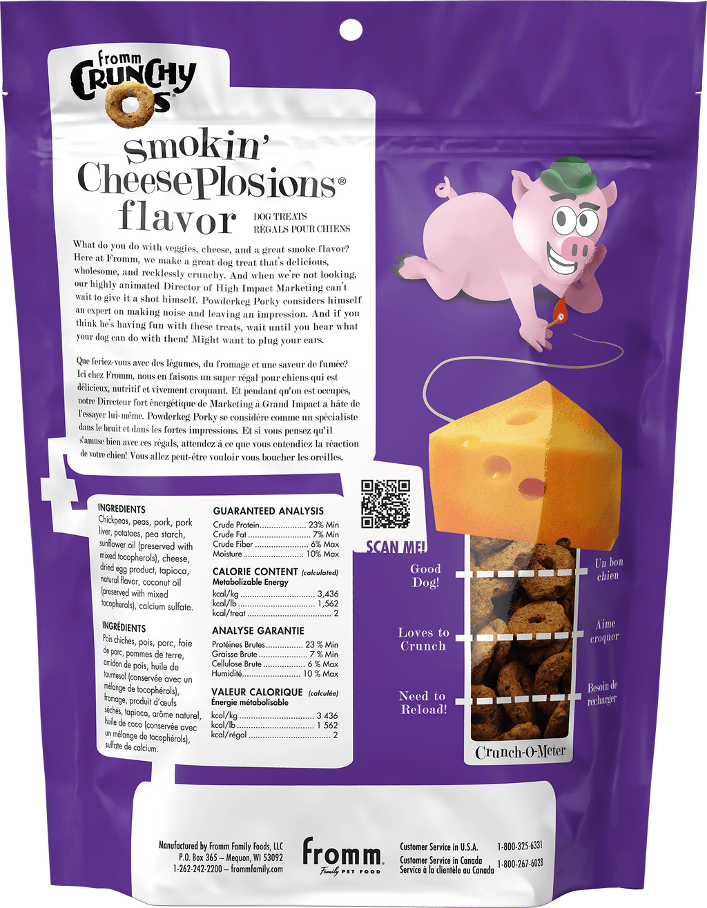 Crunchy Os Smokin' CheesePlosions® Flavor Dog Treats, 6 Ounces