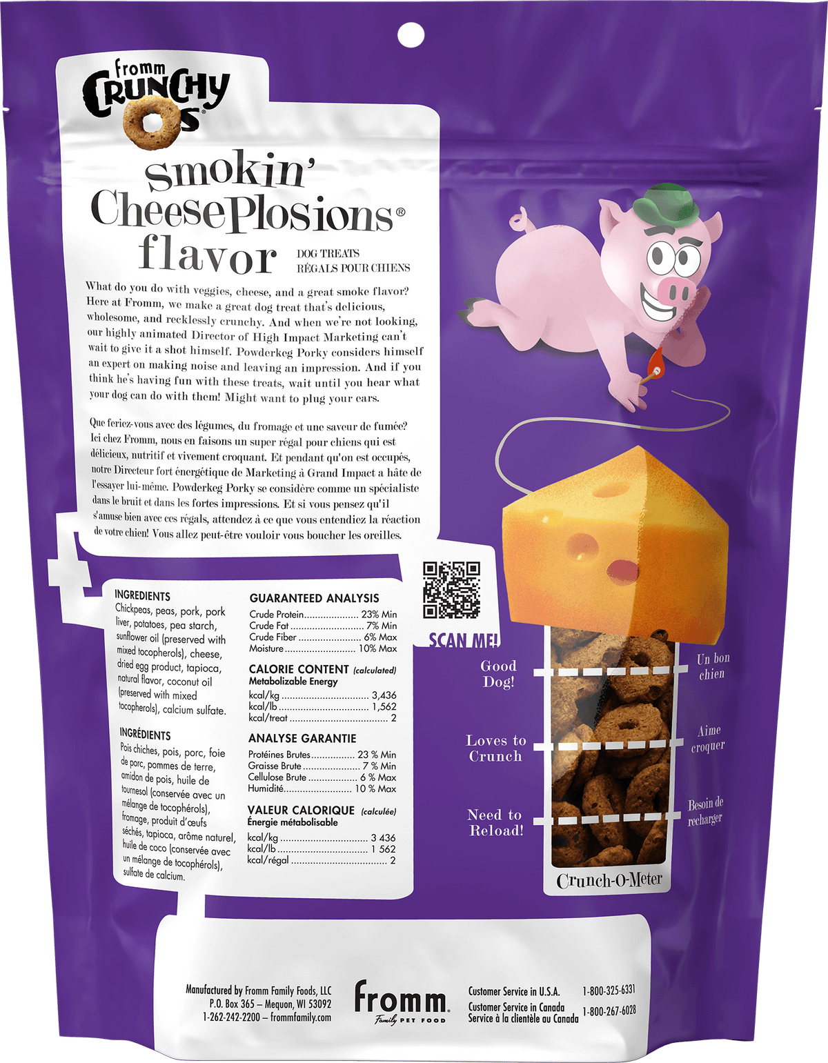 Crunchy Os Smokin' CheesePlosions® Flavor Dog Treats, 6 Ounces