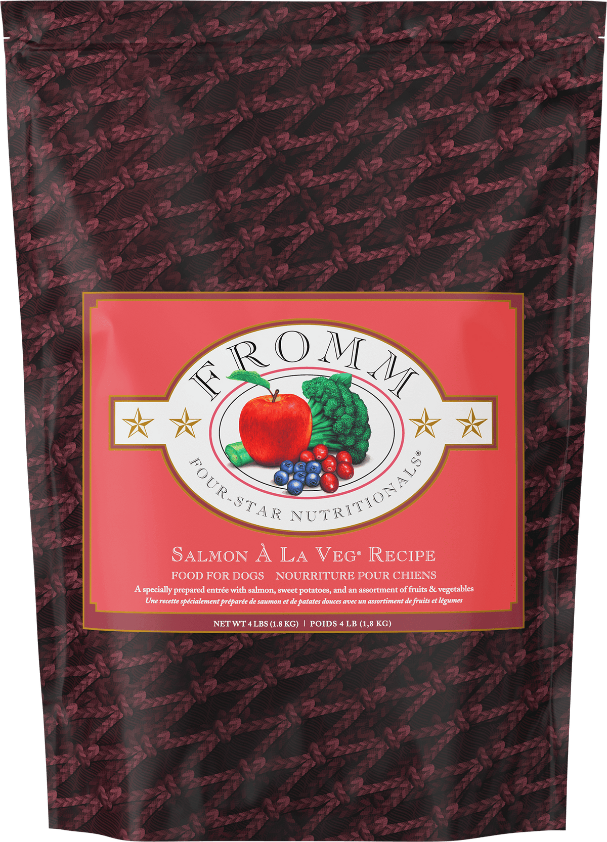 Four-Star Salmon À La Veg® Recipe Dry Dog Food 4lb