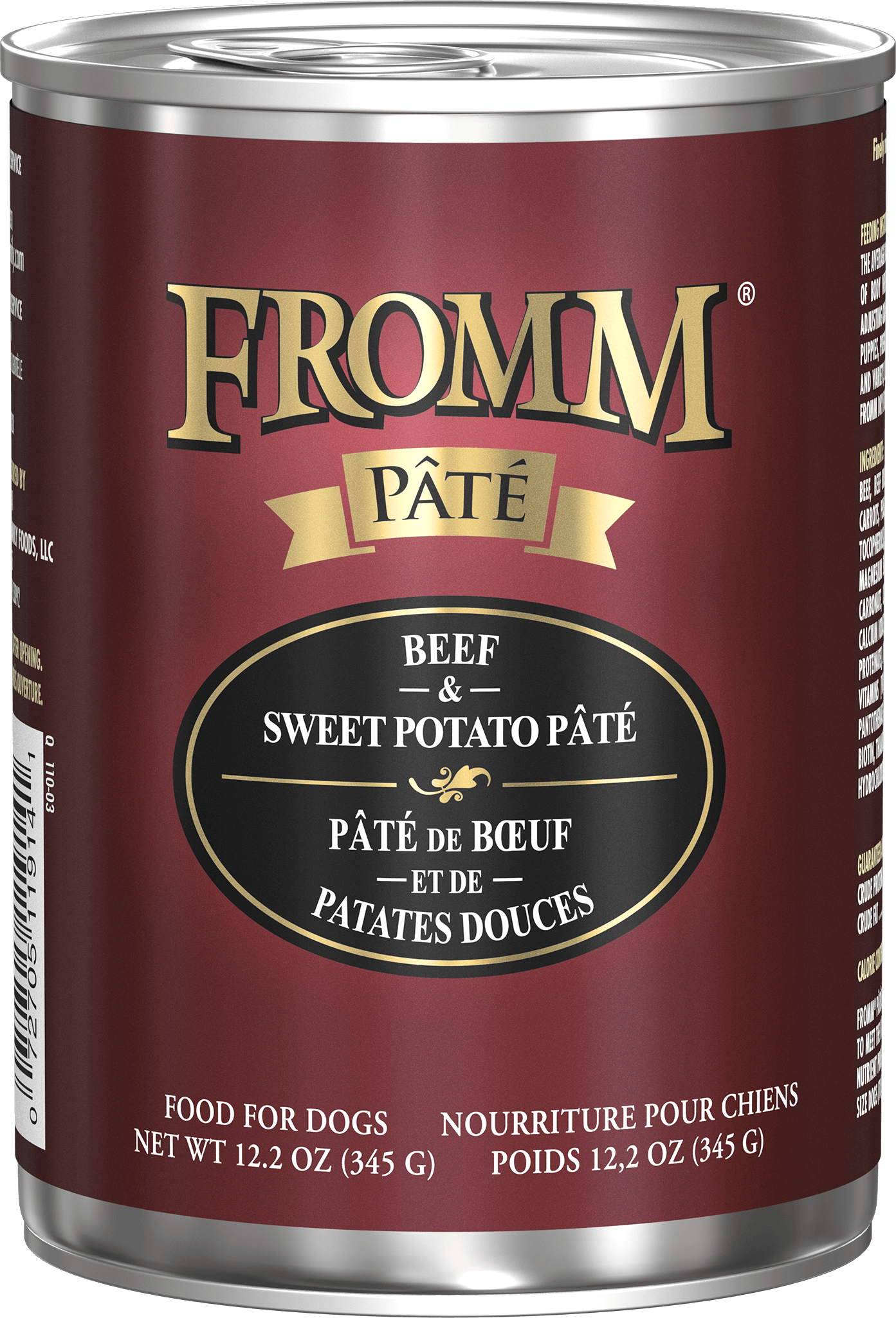 Fromm Pâté Beef & Sweet Potato Pâté Wet Dog Food