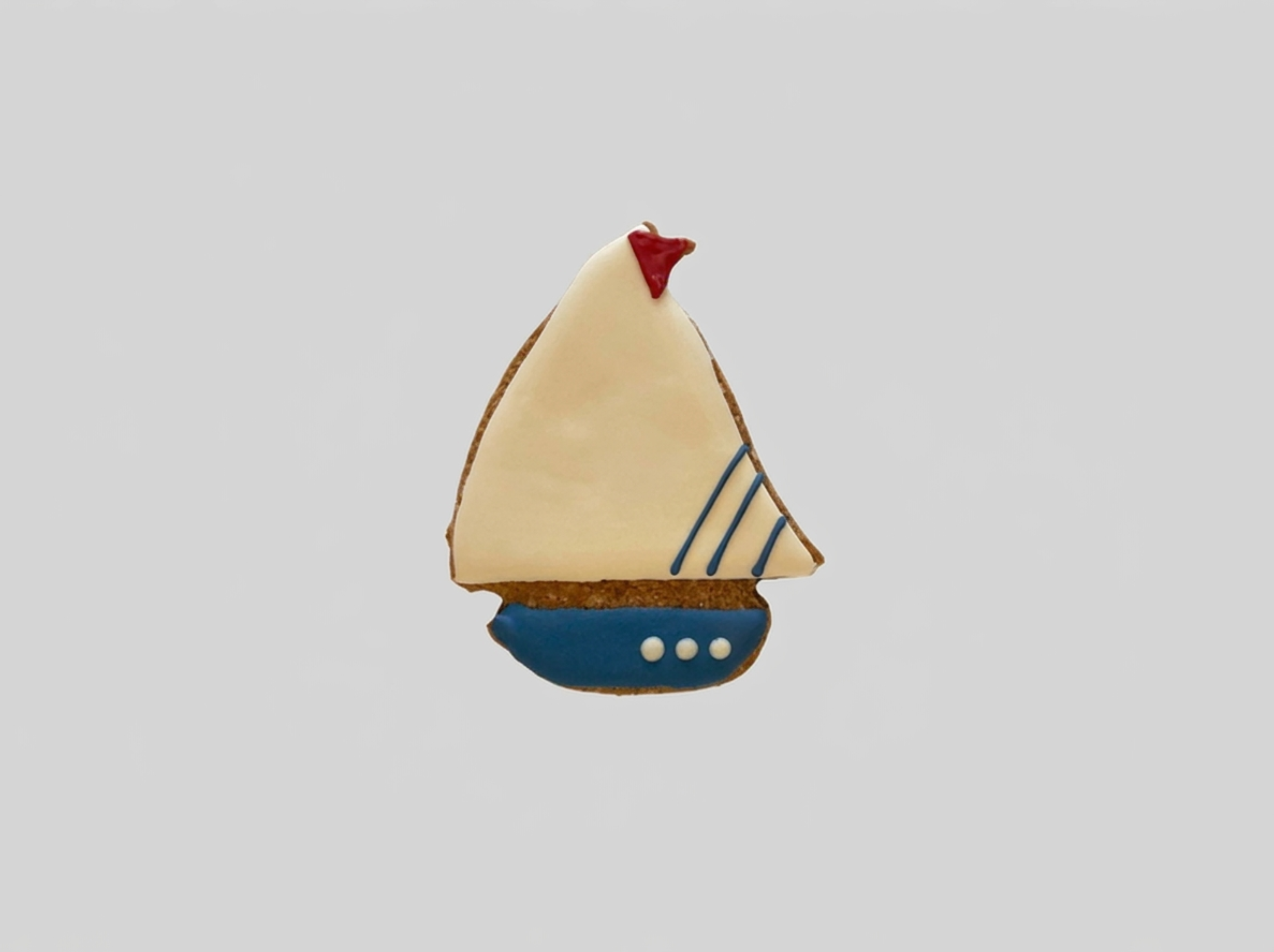 Treat Diva Sailboat Dog Cookie