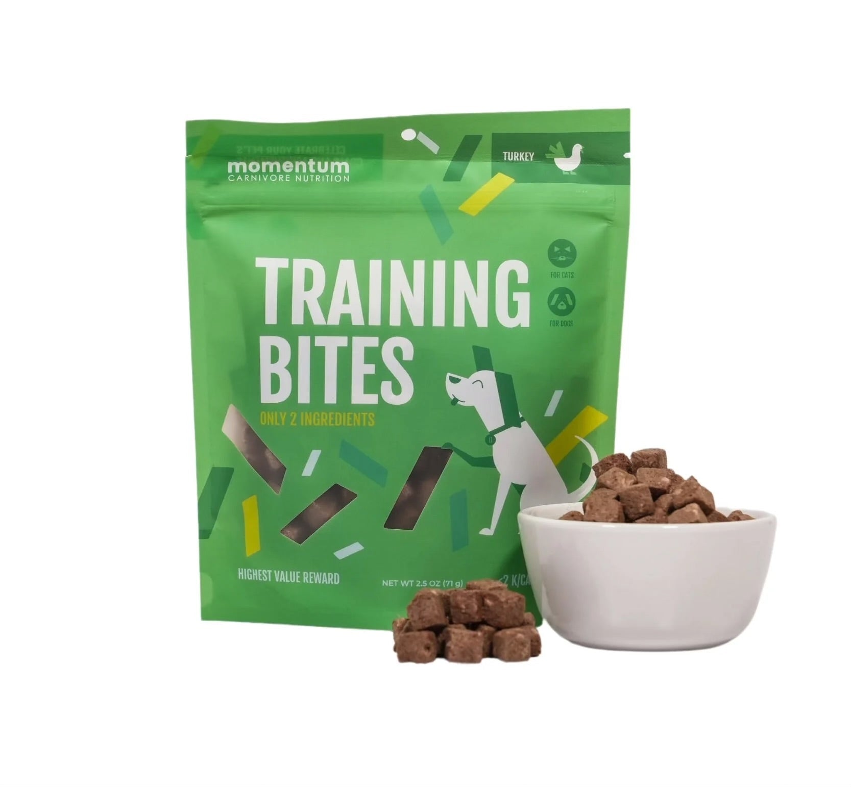 Freeze-Dried Turkey Training Bites for Dogs & Cats image 0