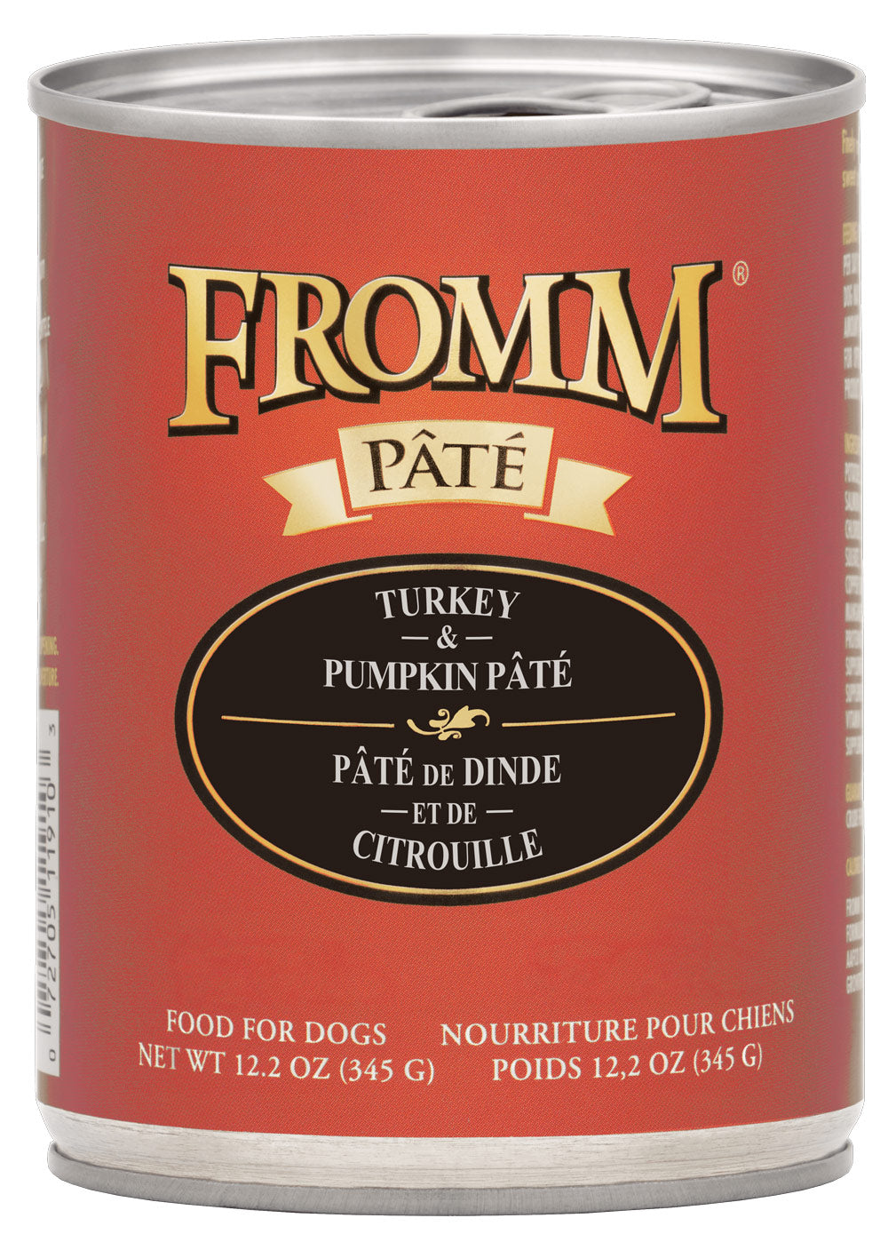 Fromm Grain-Free Turkey & Pumpkin Pate Canned Dog Food image 0