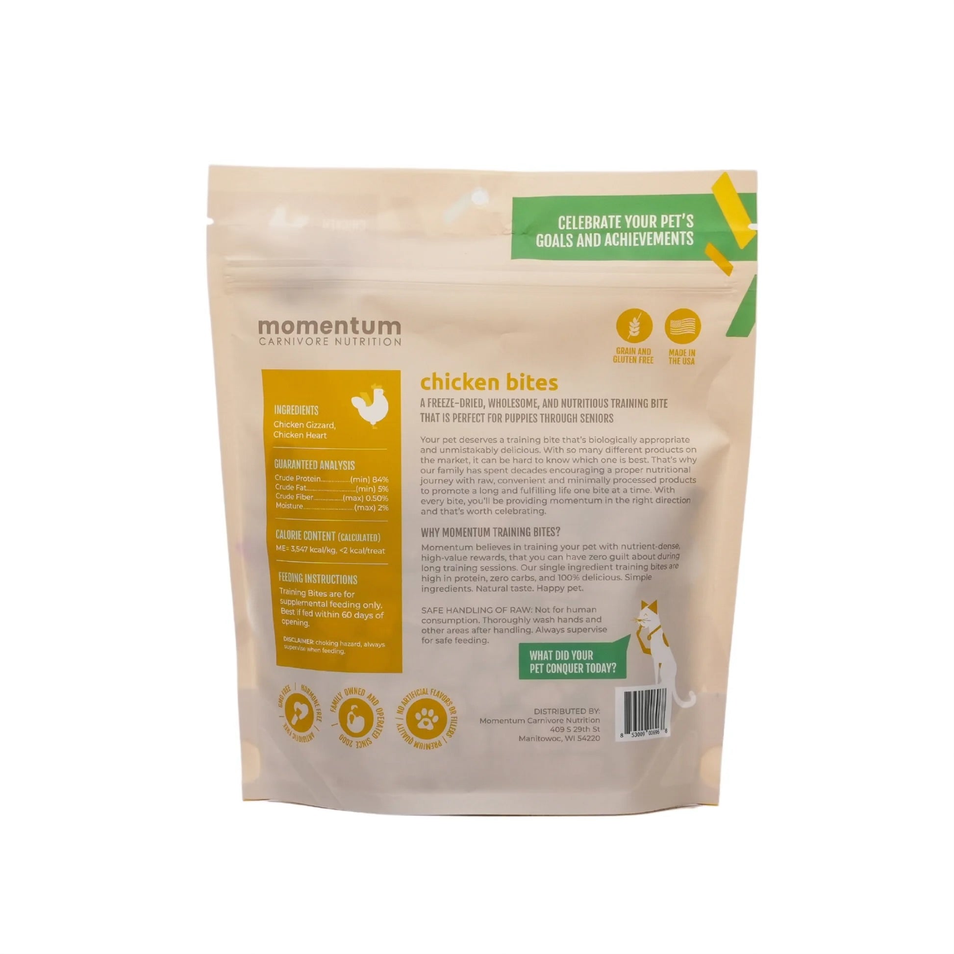 Freeze-Dried Chicken Training Bites for Dogs & Cats image 1