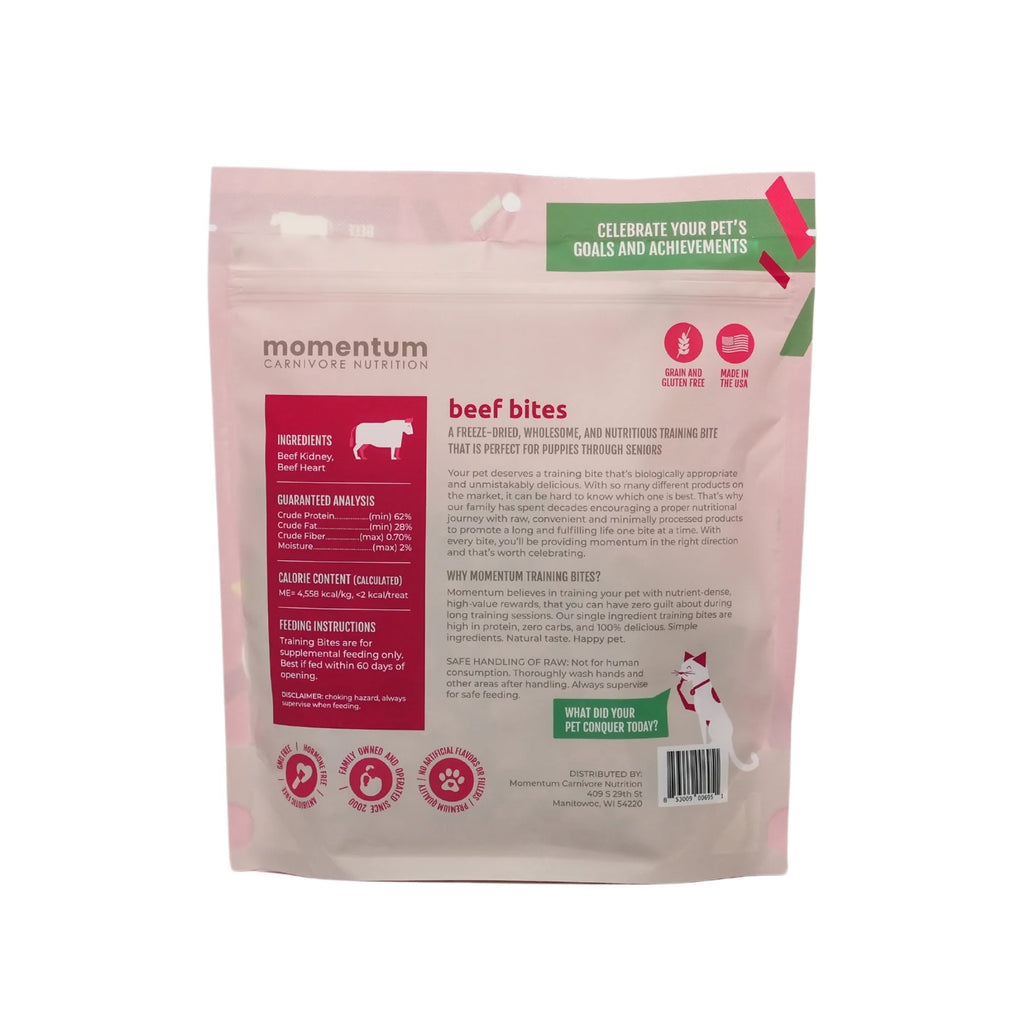 Freeze-Dried Beef Training Bites for Dogs & Cats image 1