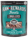 Northwest Naturals Freeze Dried Dog & Cat Treat - Raw Rewards Chicken Liver -3oz image 0